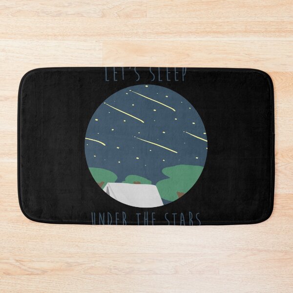 Item preview, Adventure Camping - Let's Sleep Under The Stars - Dark Text Version designed and sold by WordvineMedia.