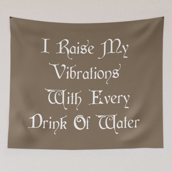 Item preview, Vibrations Affirmation Drink Water designed and sold by Roanemermaid.