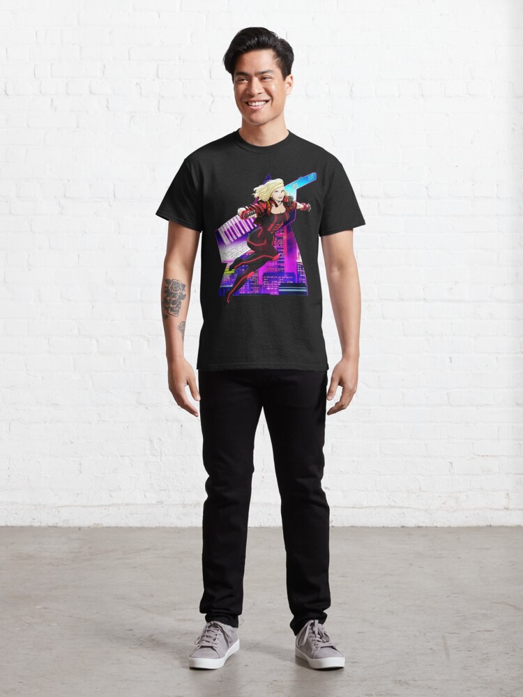 Alternate view of Dana Jean Phoenix - Dana Does Synthwave Classic T-Shirt