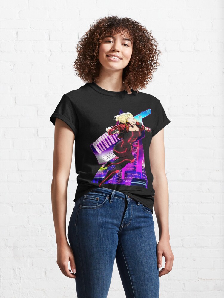 Alternate view of Dana Jean Phoenix - Dana Does Synthwave Classic T-Shirt