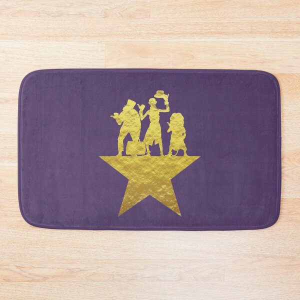 Item preview, Hitchhiking Ghosts Hamilton Star Mashup Purple and Gold designed and sold by FandomTrading.