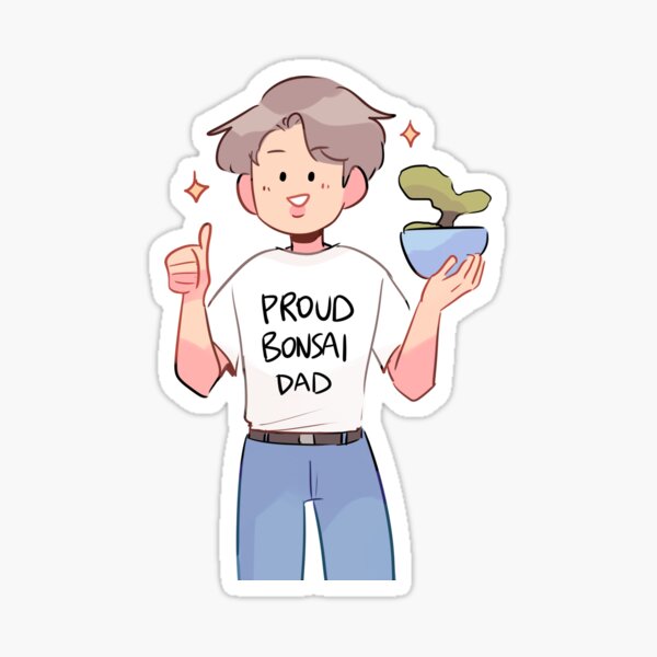 BTS: PROUD BONSAI DAD Sticker