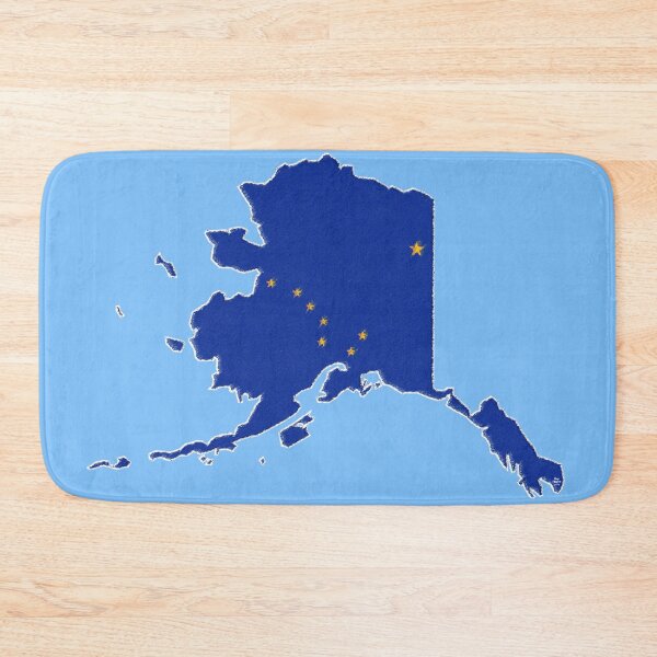 Item preview, Alaska Map With Alaskan Flag designed and sold by Havocgirl.