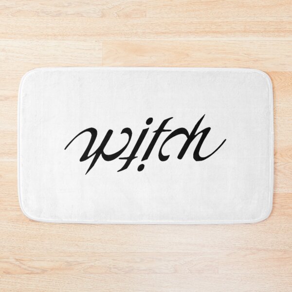 Item preview, witch ambigram designed and sold by capitalismsucks.