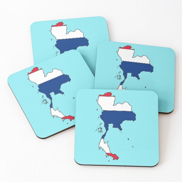 Item preview, Thailand Map With Thai Flag designed and sold by Havocgirl.