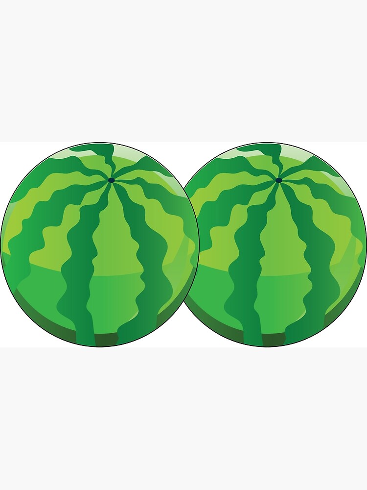 "Tig Ol Bitties Flirty Watermelon Emojis by Emoji World" Canvas Print by empiresmobile Redbubble