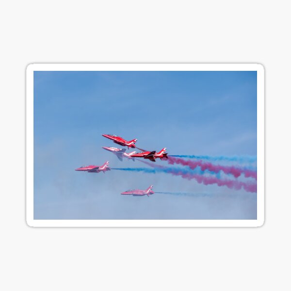 Red Arrows over Weston-super-Mare Sticker