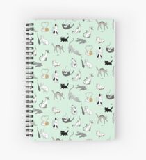 cat pattern Spiral Notebook