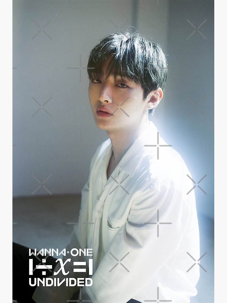 Wanna One Lean On Me Yoon Jisung Poster By Pd101emporium Redbubble