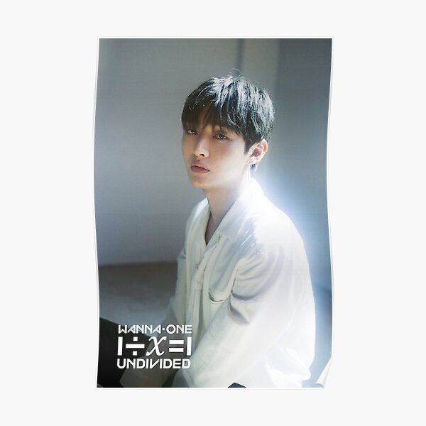 Wanna One Lean On Me Yoon Jisung Poster By Pd101emporium Redbubble