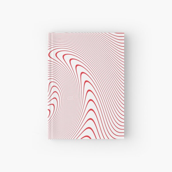 Drawings of a Wave, #Spiral, #Symmetry, #illusion, #drawings, wave Hardcover Journal