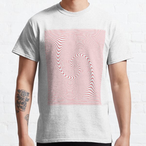 Drawings of a Wave, #Spiral, #Symmetry, #illusion, #drawings, wave Classic T-Shirt
