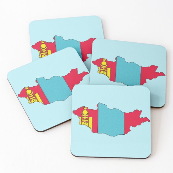 Item preview, Mongolia Map With Mongolian Flag designed and sold by Havocgirl.