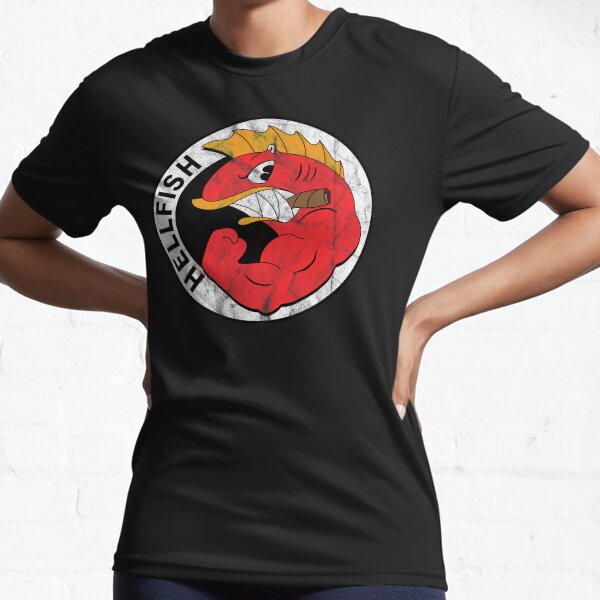 The Flying Hellfish Logo Active T-Shirt