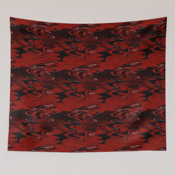 Item preview, Red, White, and Black Marble designed and sold by RoserinArt.
