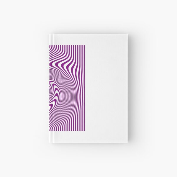 #Symmetry, #illusion, #drawings, wave Hardcover Journal