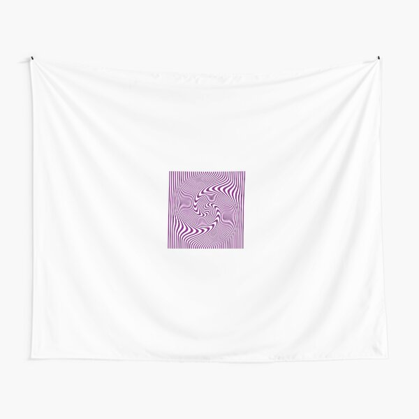 #Symmetry, #illusion, #drawings, wave Tapestry