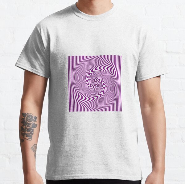 #Symmetry, #illusion, #drawings, wave Classic T-Shirt