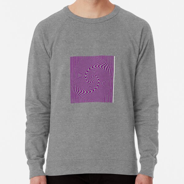 #Symmetry, #illusion, #drawings, wave Lightweight Sweatshirt