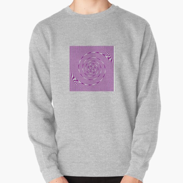 #ilussion, #Symmetry, #Spiral, #drawings, wave Pullover Sweatshirt