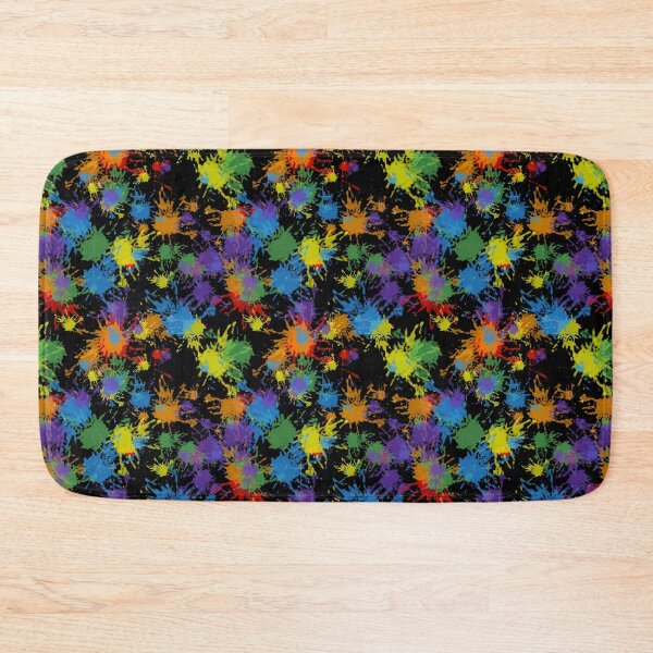 Item preview, Splatter Paint Checkered Pattern designed and sold by RoserinArt.