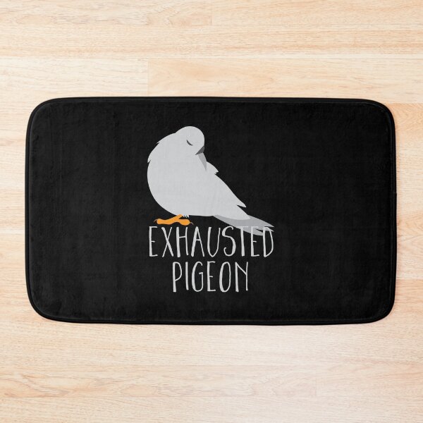 Item preview, Exhausted pigeon with matching night owl and early bird designed and sold by jazzydevil.