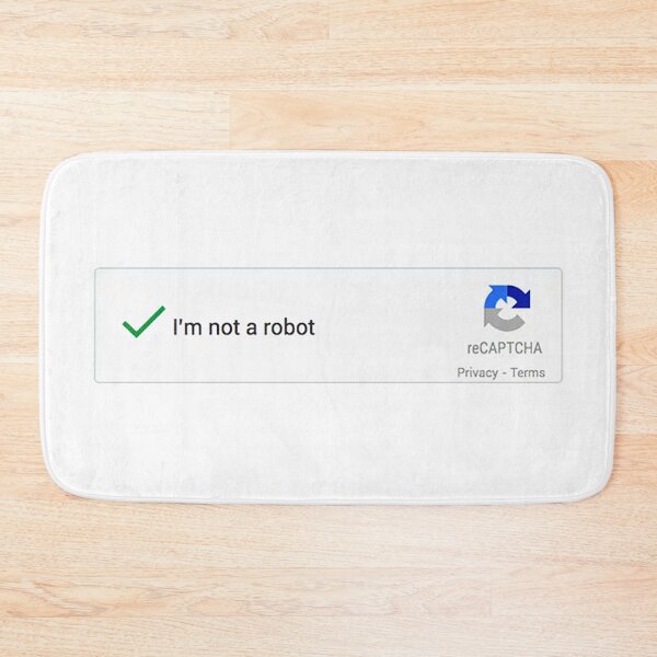 Item preview, "I'm Not a Robot Captcha: Embrace Your Uniqueness designed and sold by Philipe3d.