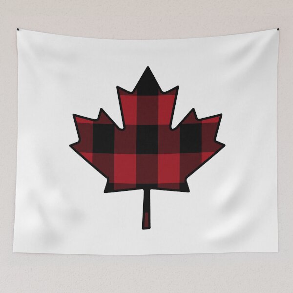 Item preview, Maple Leaf in Plaid designed and sold by Sun Dog Montana.