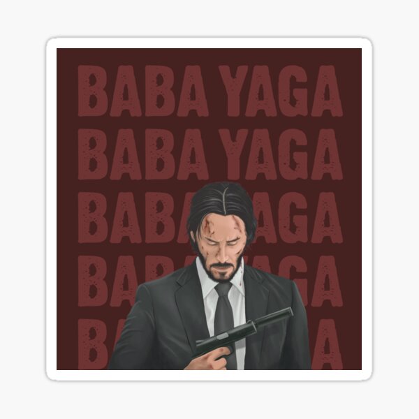 Baba Yaga Wick Sticker