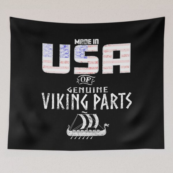 Item preview, Made in the USA of Genuine Viking Parts Viking Ship White designed and sold by funnytshirtemp.