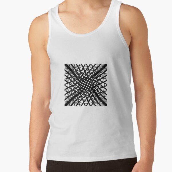 Op art - art movement, short for optical art, is a style of visual art that uses optical illusions Tank Top