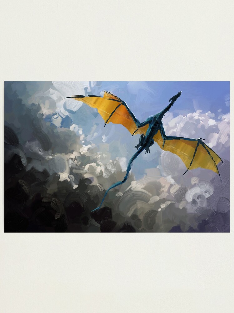 Dragon Sky Photographic Print By Michaeljaecks Redbubble