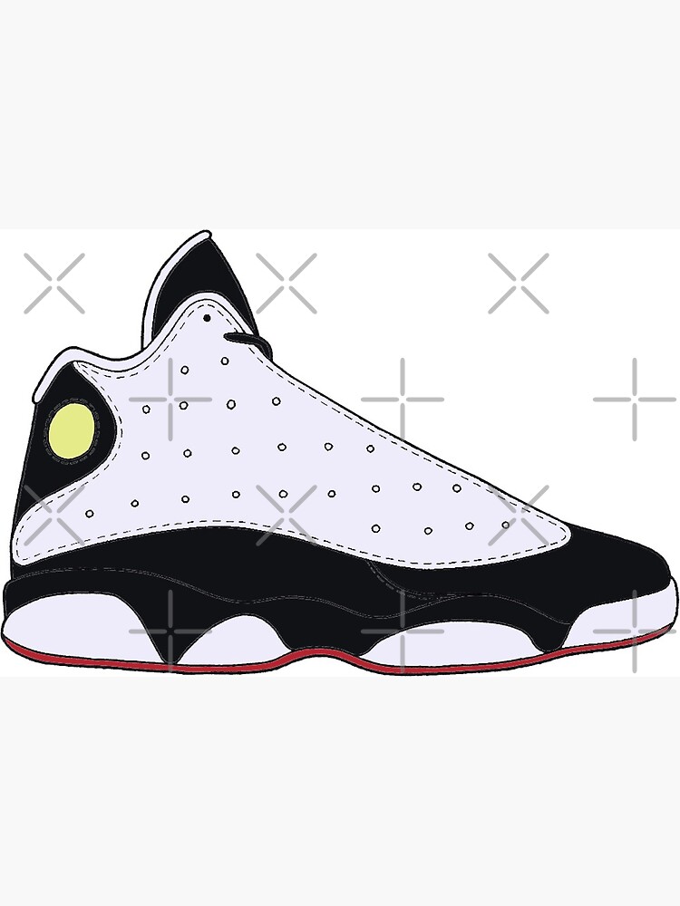 drawing of jordan 13