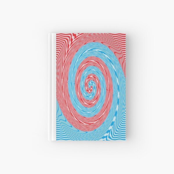 Op art - art movement, short for optical art, is a style of visual art that uses optical illusions Hardcover Journal