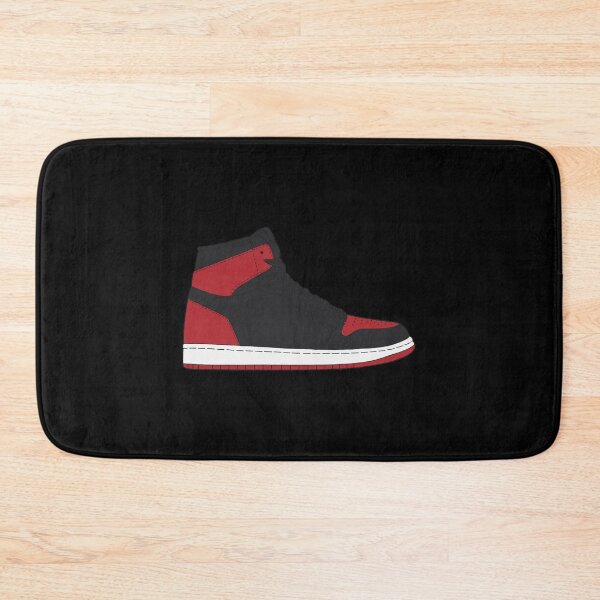 Air Jordan I (1) "Bred" Bath Mat