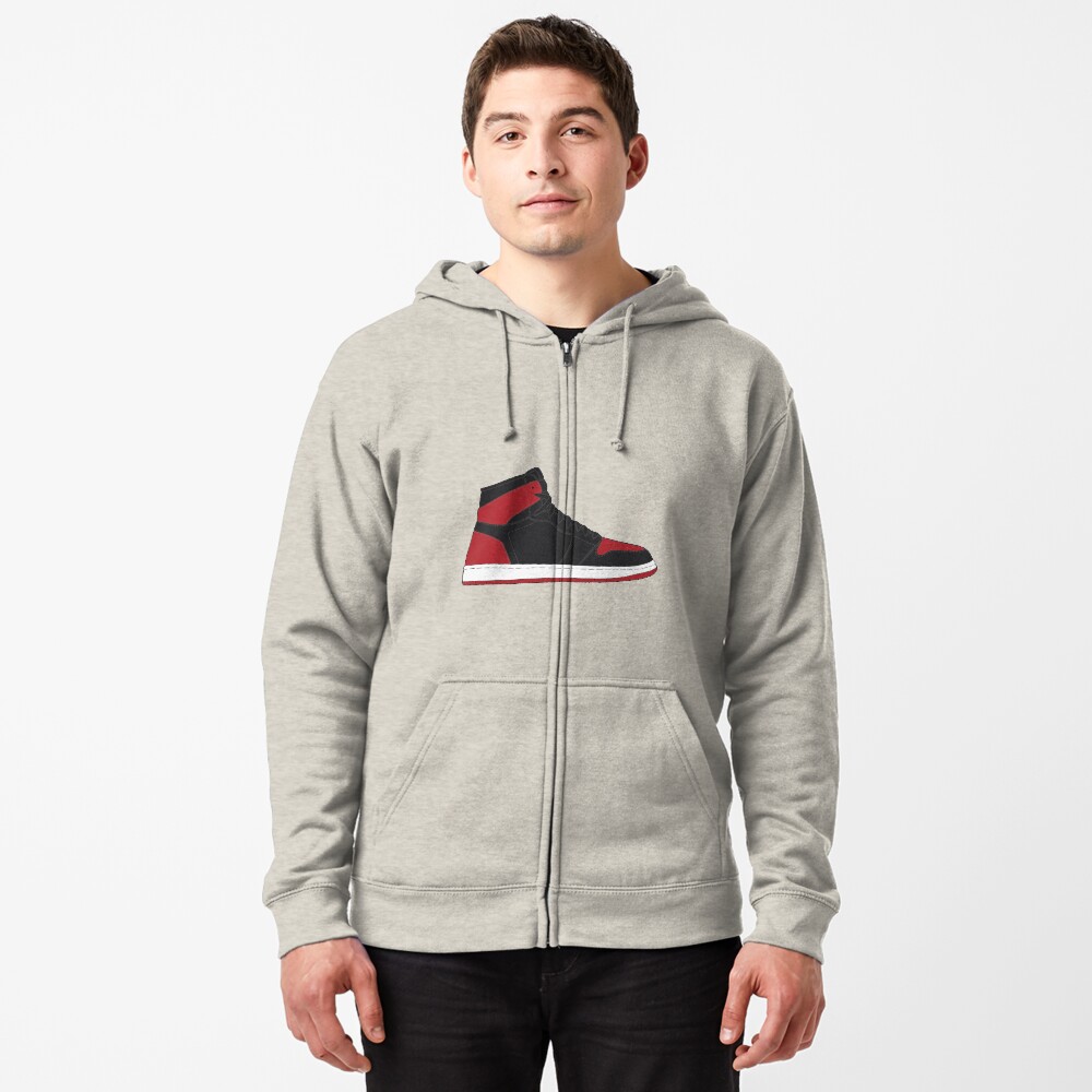 Air Jordan I 1 Bred Pullover Hoodie for Sale by VOID Redbubble