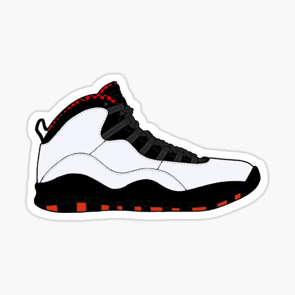 Vista previa del artículo con la obra «Air Jordan X (10) "Chicago"», diseñado y vendido por gaeldesmarais.
