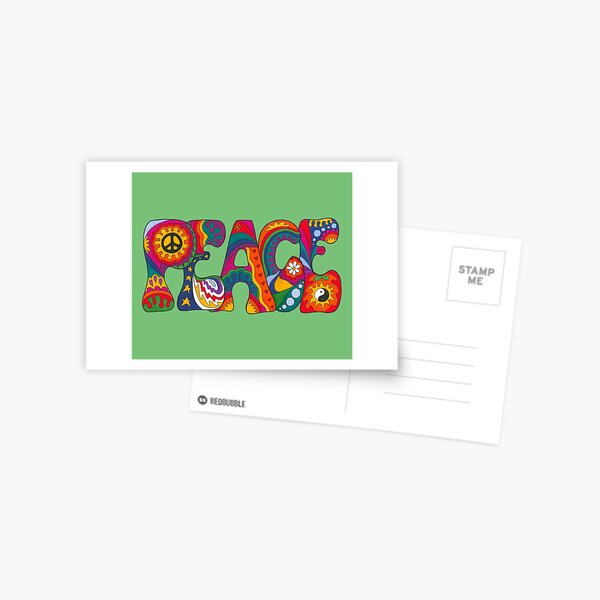 Item preview, Psychedelic Peace designed and sold by Kellie Espie Art.