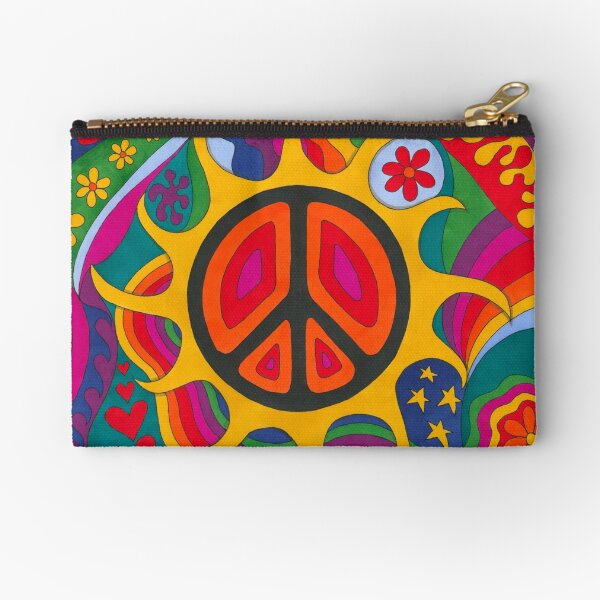 Item preview, Psychedelic Flaming Peace designed and sold by Kellie Espie Art.
