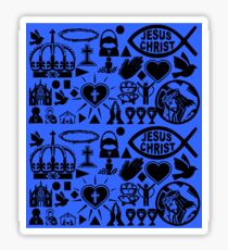 CHRISTIANITY (BLUE) Sticker