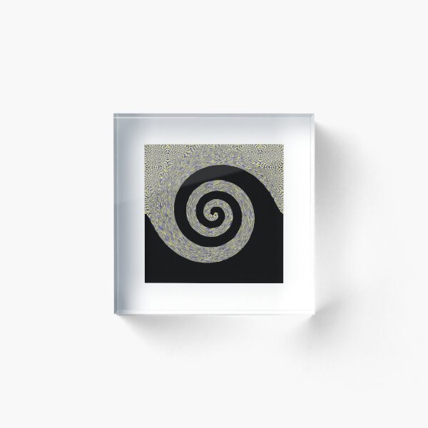 #Paisley, #Design, #Spiral  Acrylic Block