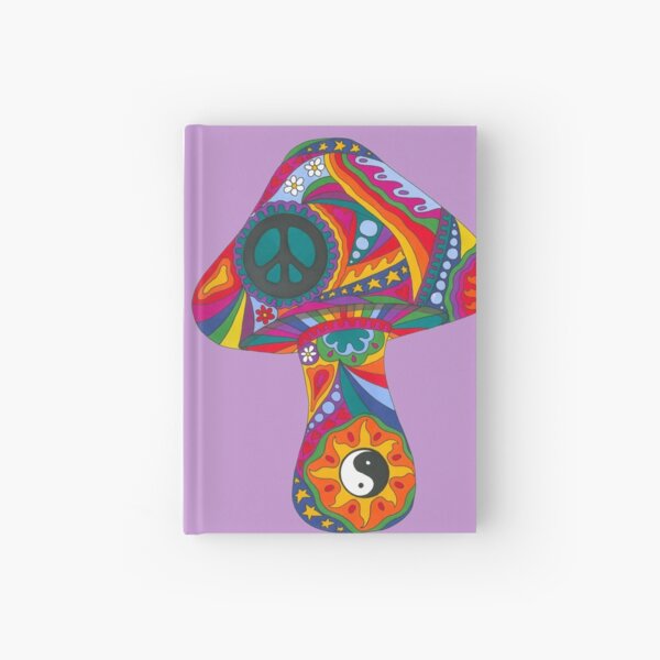 Psychedelic Mushroom Hardcover Journal