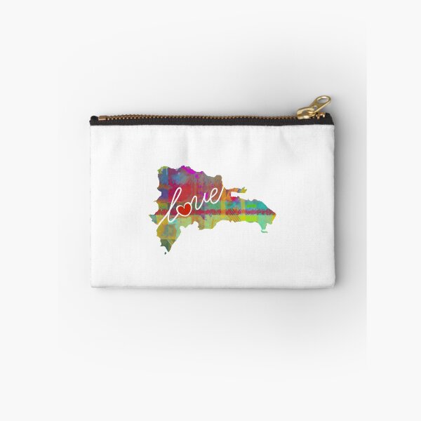 Item preview, Dominican Republic Love - A Colorful Watercolor State Map Silhouette designed and sold by traciwithani.