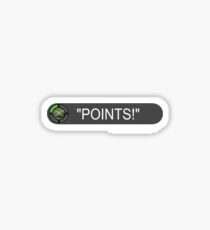 POINTS! Sticker