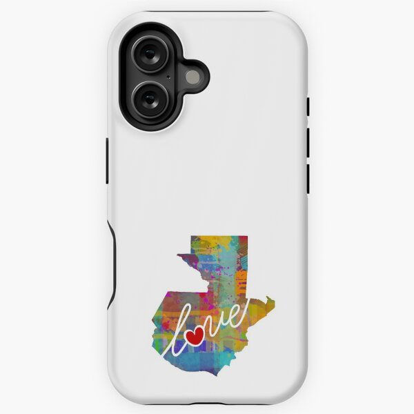 Item preview, Guatemala Love - A Colorful Watercolor State Map Silhouette designed and sold by traciwithani.