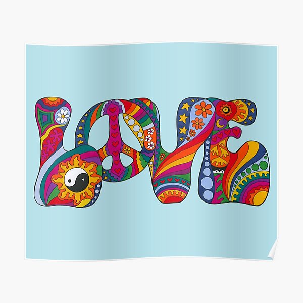 Psychedelic Love Poster