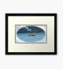 " "AHOY" Framed Print