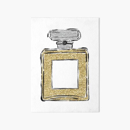 Coco Chanel Perfume Wall Art Redbubble