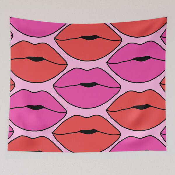 Item preview, Pink and Red Close up Lips designed and sold by passionatelyem.
