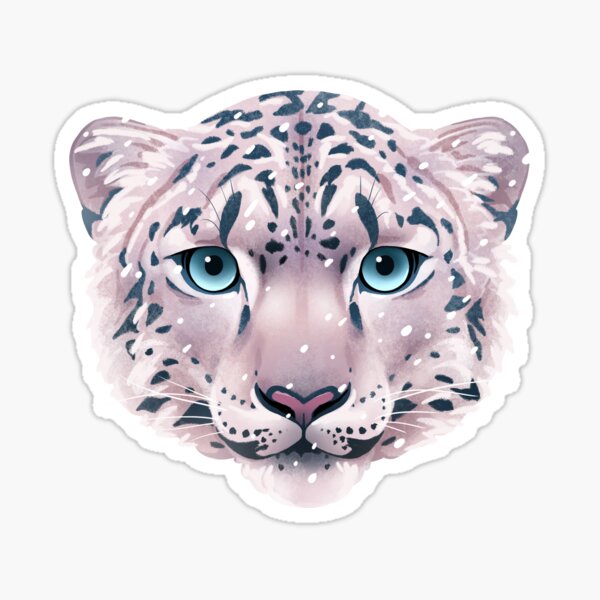 Snow Leopard sticker – Big Moods